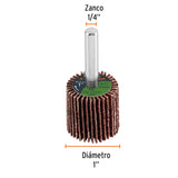Rueda Flap de 1', Grano 60, Truper