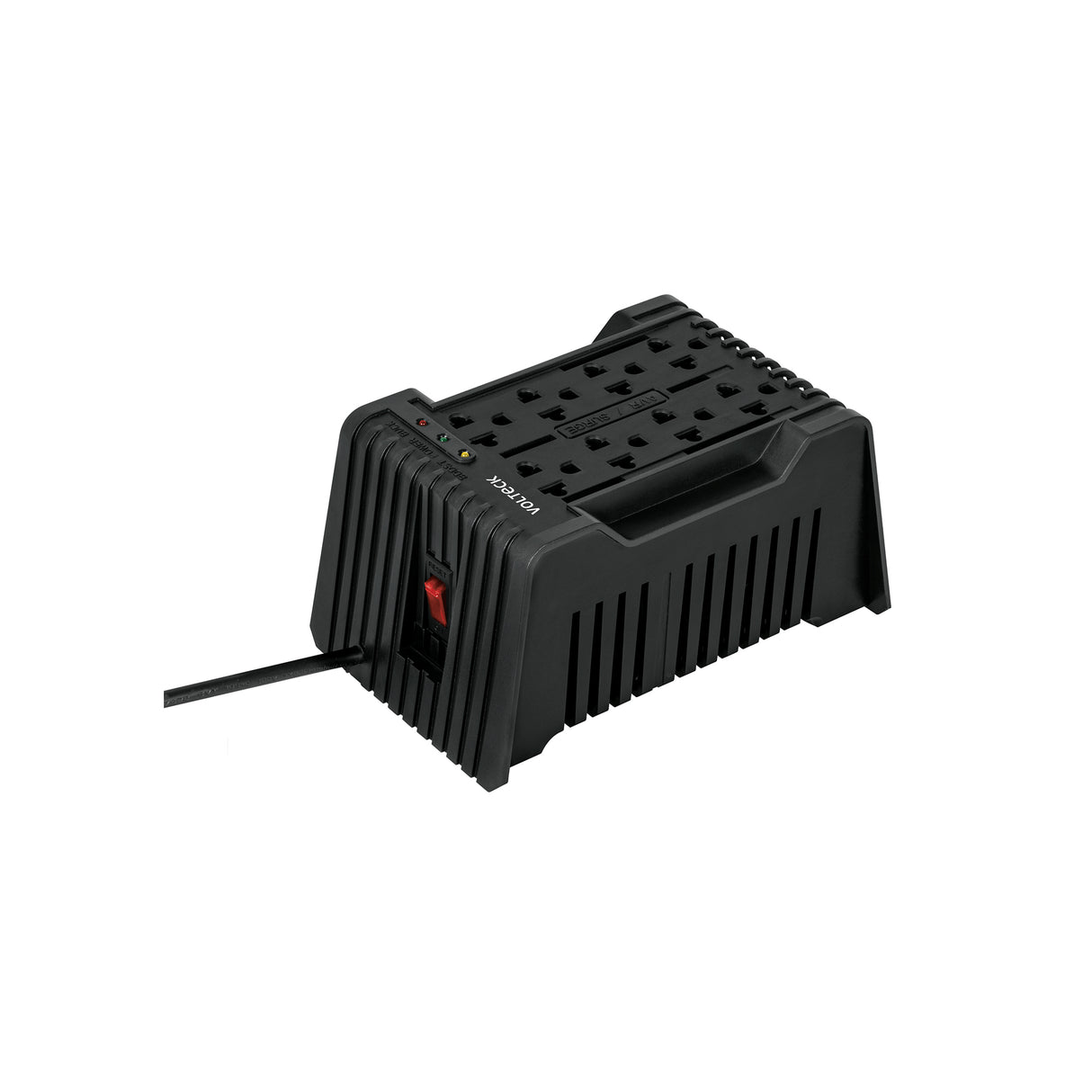 Regulador de Voltaje de 1200 Va/600 W 8 Contactos, Volteck
