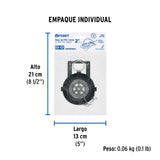 Sapo 2' para Wc, PVC, Trasparente, Cadena Inox, Foset