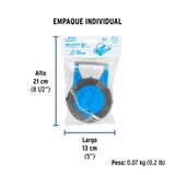 Sapo 3' para Wc, PVC, Azul, Cadena Plástica, Foset