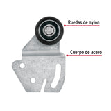Sistema Corredizo para Riel Superior de Clóset, Hermex