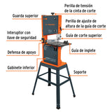 Sierra Cinta 10', 1/3 HP (250 W), Truper