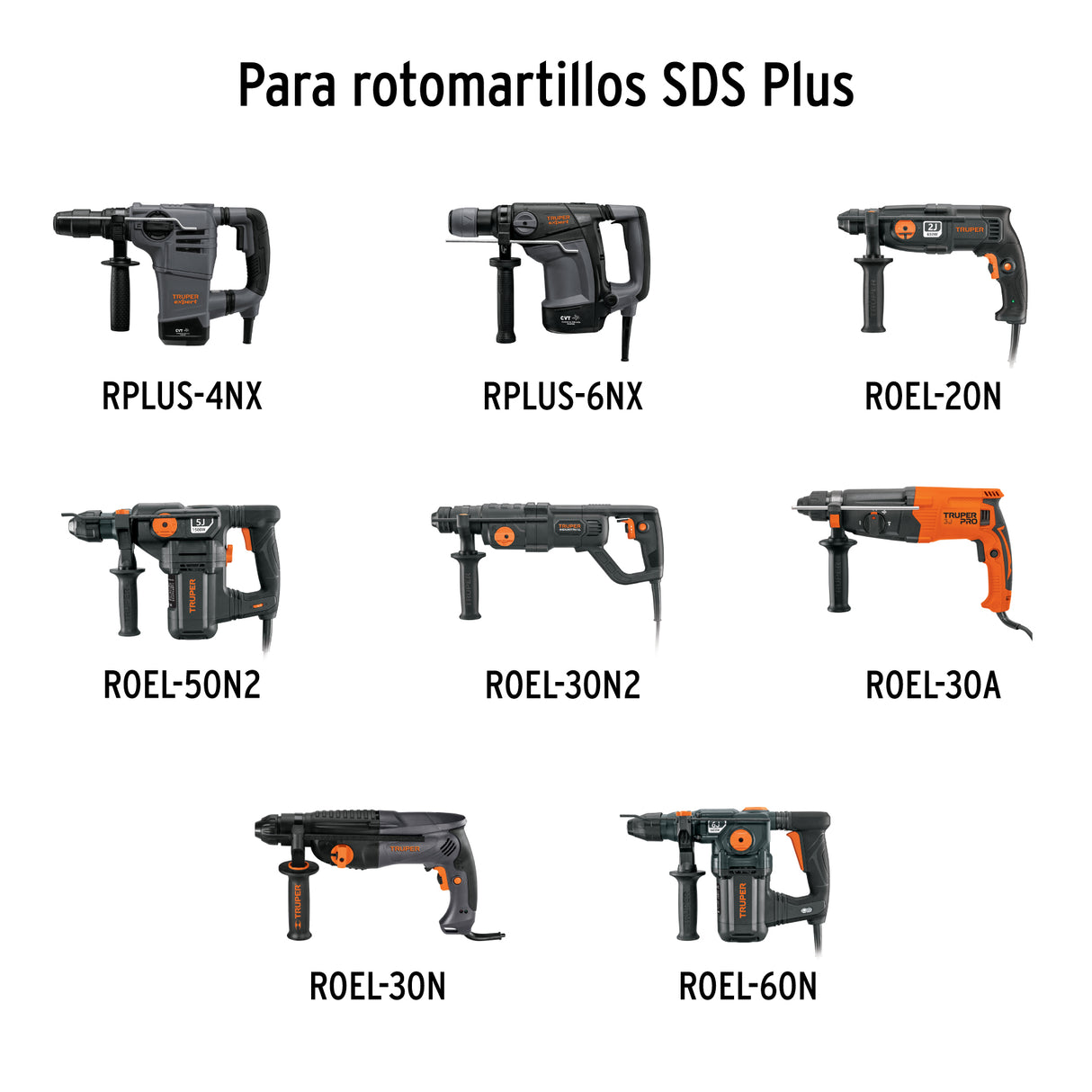 Cincel Plano Delgado SDS Plus 3/4' X 10', Truper