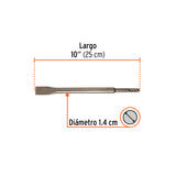 Cincel Plano Delgado SDS Plus 3/4' X 10', Truper
