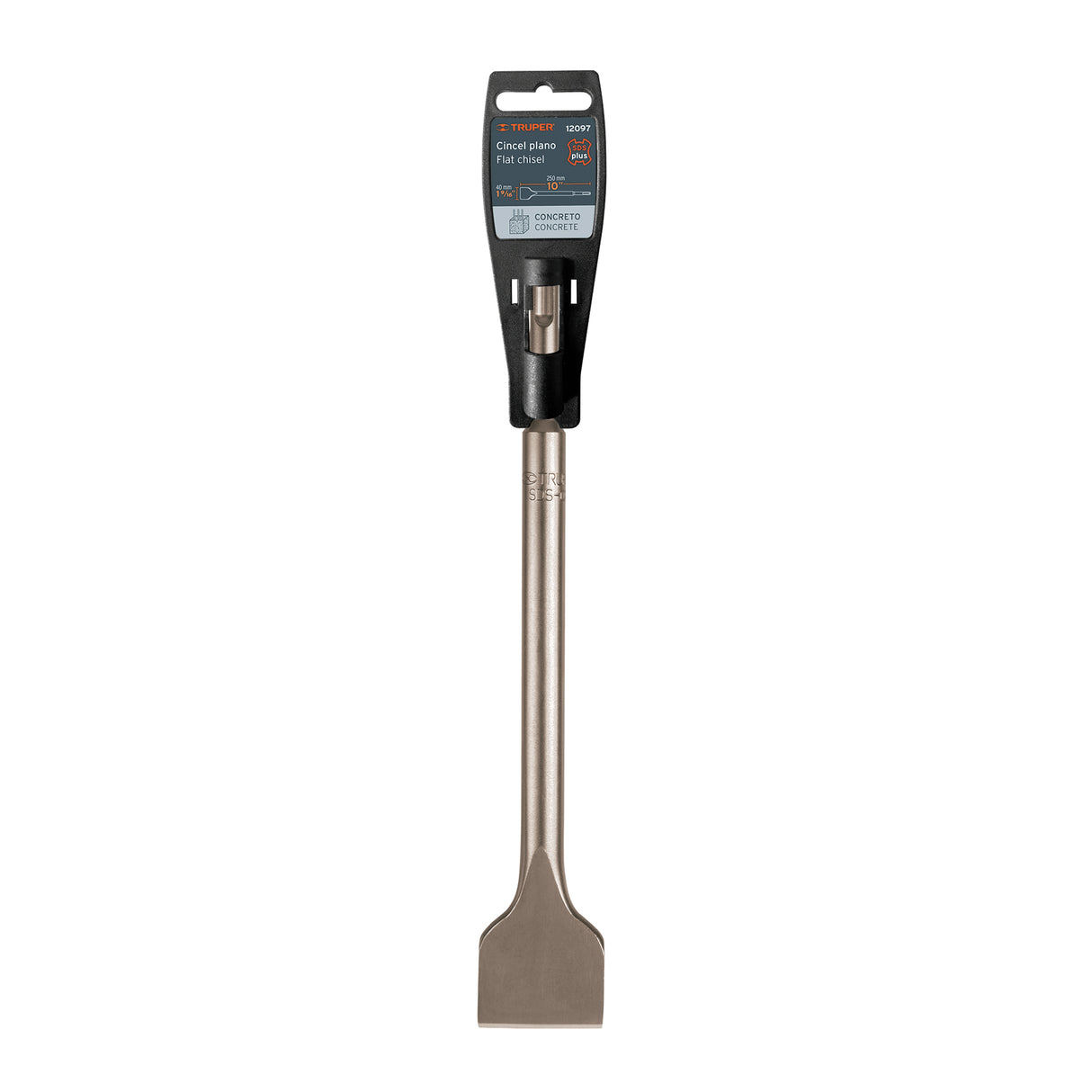 Cincel Plano Grueso SDS Plus 1-1/2' X 10', Truper