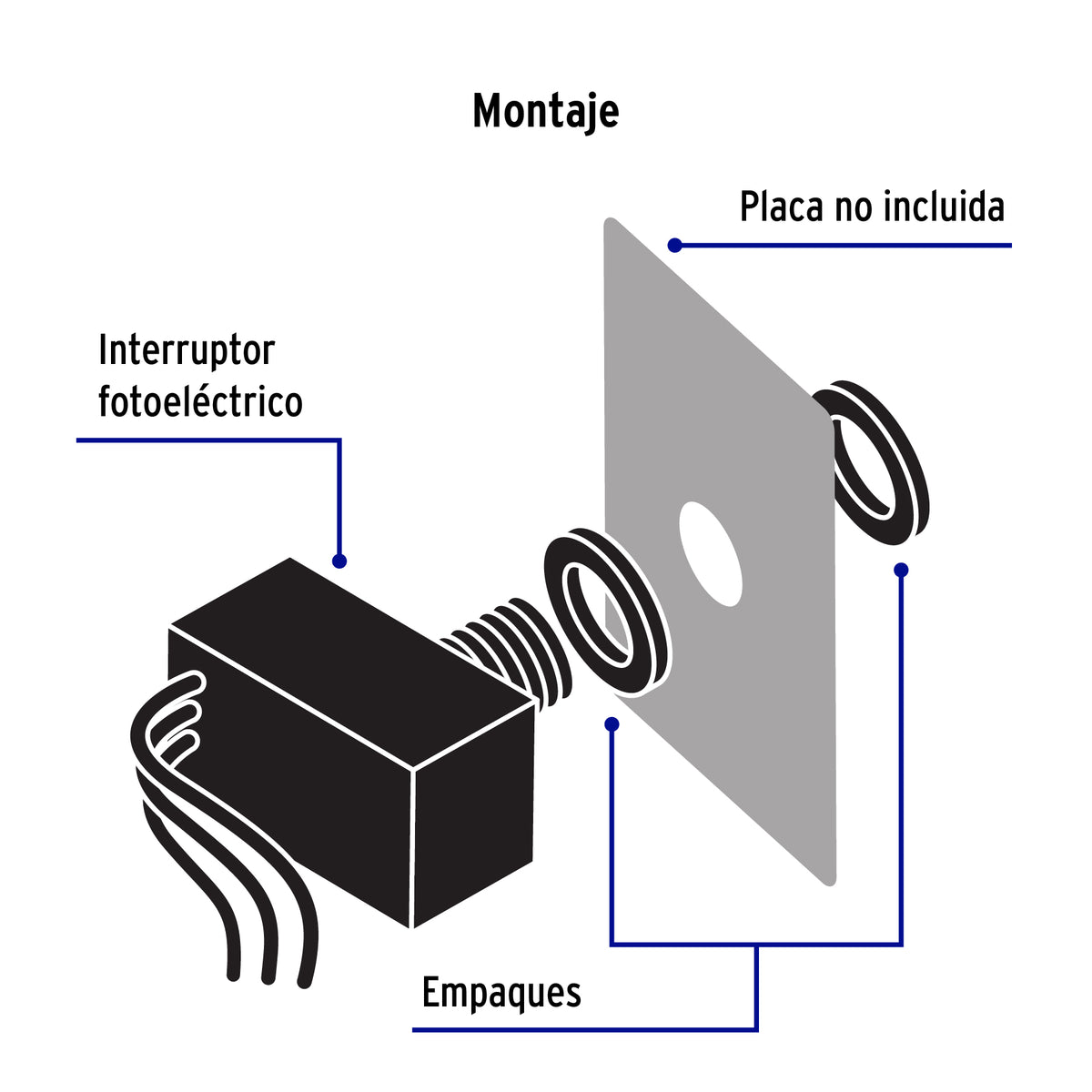 Interruptor Fotoeléctrico 127 V, Volteck
