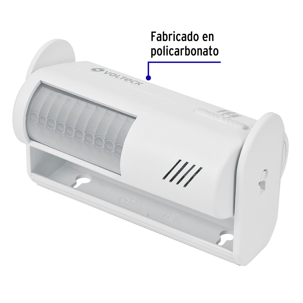 Sensor de Movimiento con Alarma y Timbre, Volteck