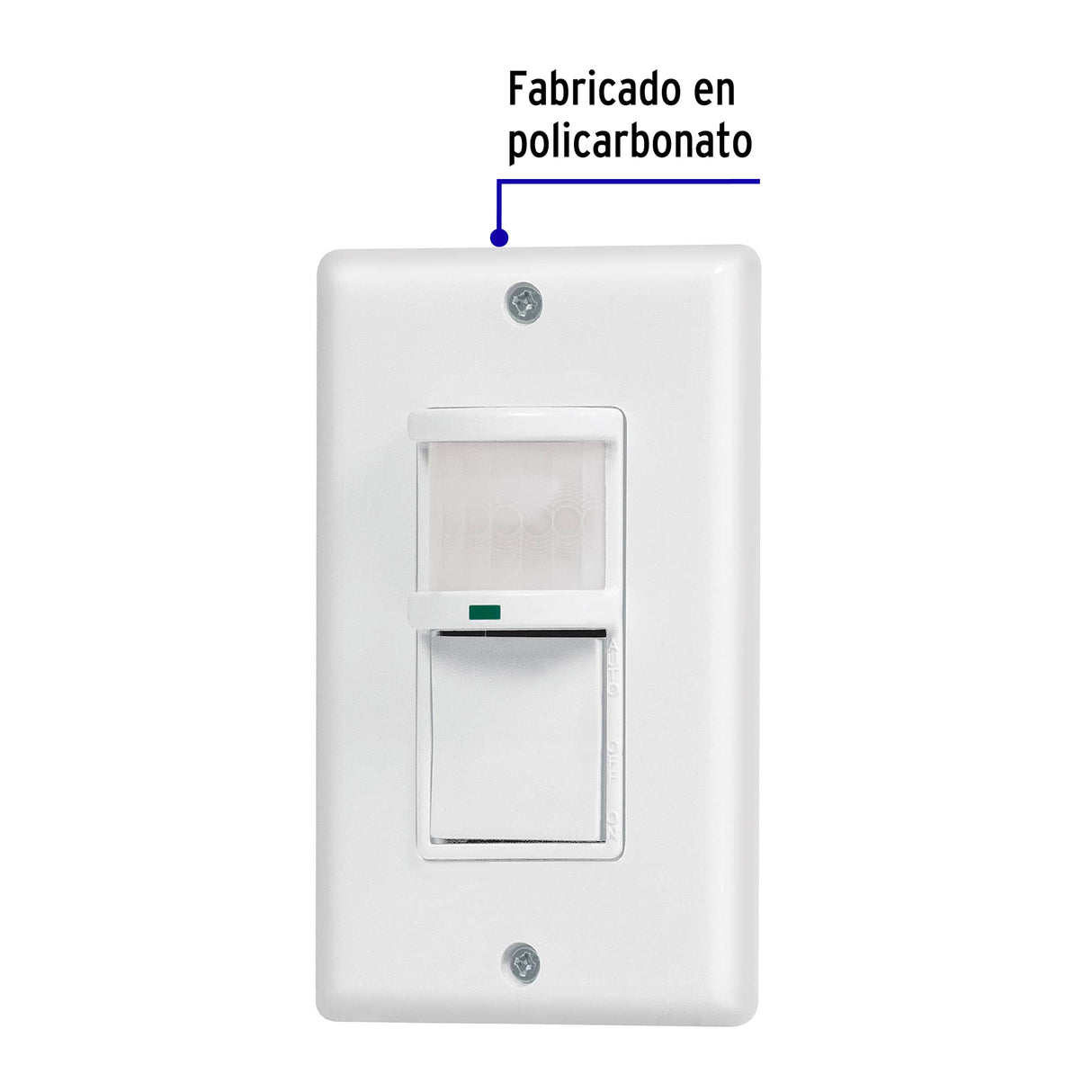 Sensor de Movimiento con Interruptor de Pared, Volteck