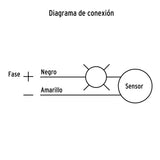 Sensor de Movimiento con Interruptor de Pared, Volteck