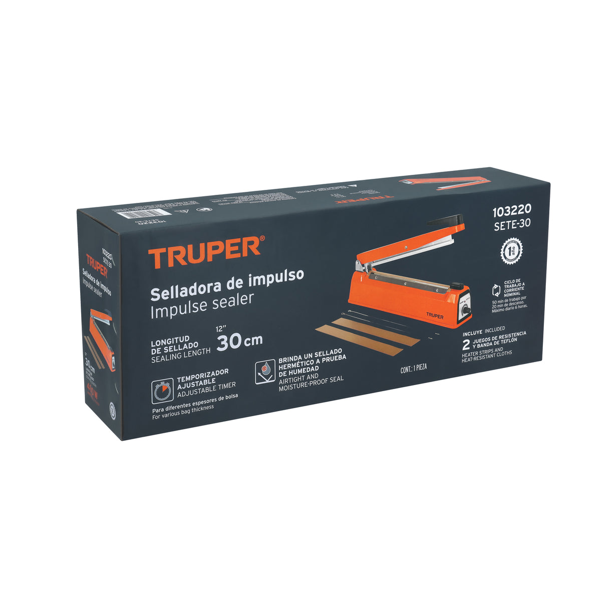 Selladora Térmica 30 cm, 400 W, Truper