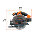 Sierra Circular 6-1/2', 20 V, sin Accesorios, Truper Pro