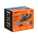 Sierra Circular 6-1/2', 20 V, 1 Batería 4 Ah, Truper Pro