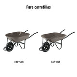 2 Soportes Calibre 16 para Carretillas Grises Pretul