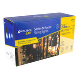 Serie de 7.3 m con 12 Luces Incandescentes para Exterior