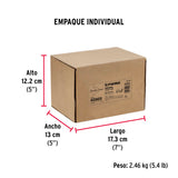 Caja con 100 Sujetadores Tipo Mariposa de 1/4' X 3', Fiero