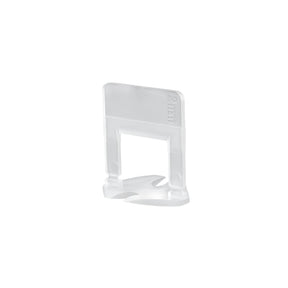 Bolsa c/100 anclas curvas de 2 mm para nivelación de azulejos