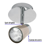Luminario de Sobreponer con 1 Spot Base GU10, Volteck