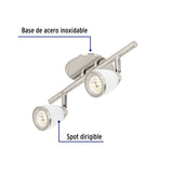 Luminario de Sobreponer 2 Spots Base GU10, Verona, Volteck