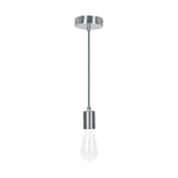 Socket Colgante Metálico, Satín, Volteck