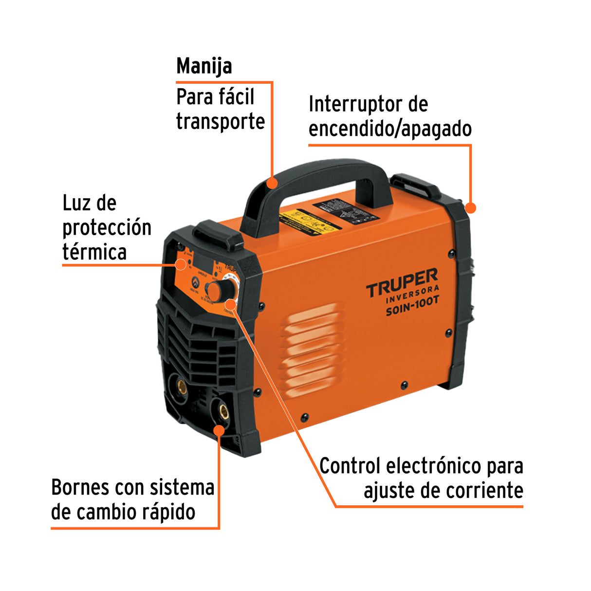 Soldadora Inversora 100 a, 127 V, Truper