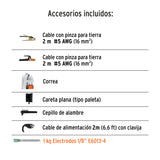 Mini Soldadora Inversora, 130 a, Bi-voltaje 127/220 V, Truper