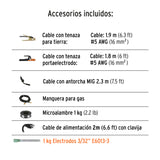 Soldadora para Microalambre y Electrodo, 130 a, Truper
