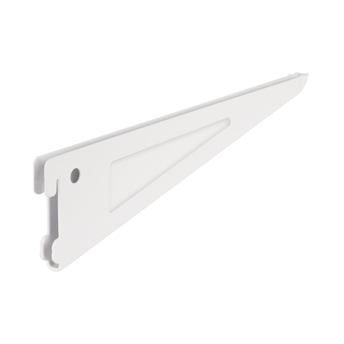 Ménsula Plana Blanca para Cremallera Doble, 27 cm, Fiero