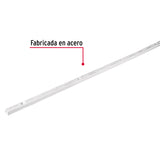 Cremallera Sencilla Blanca para Ménsulas Planas, 2M, Fiero