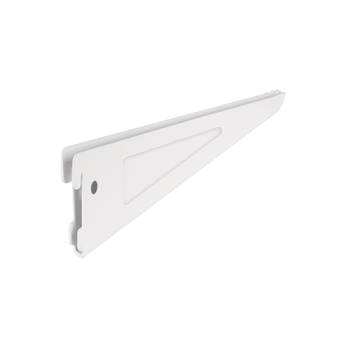 Ménsula Plana Blanca para Cremallera Doble, 22 cm, Fiero