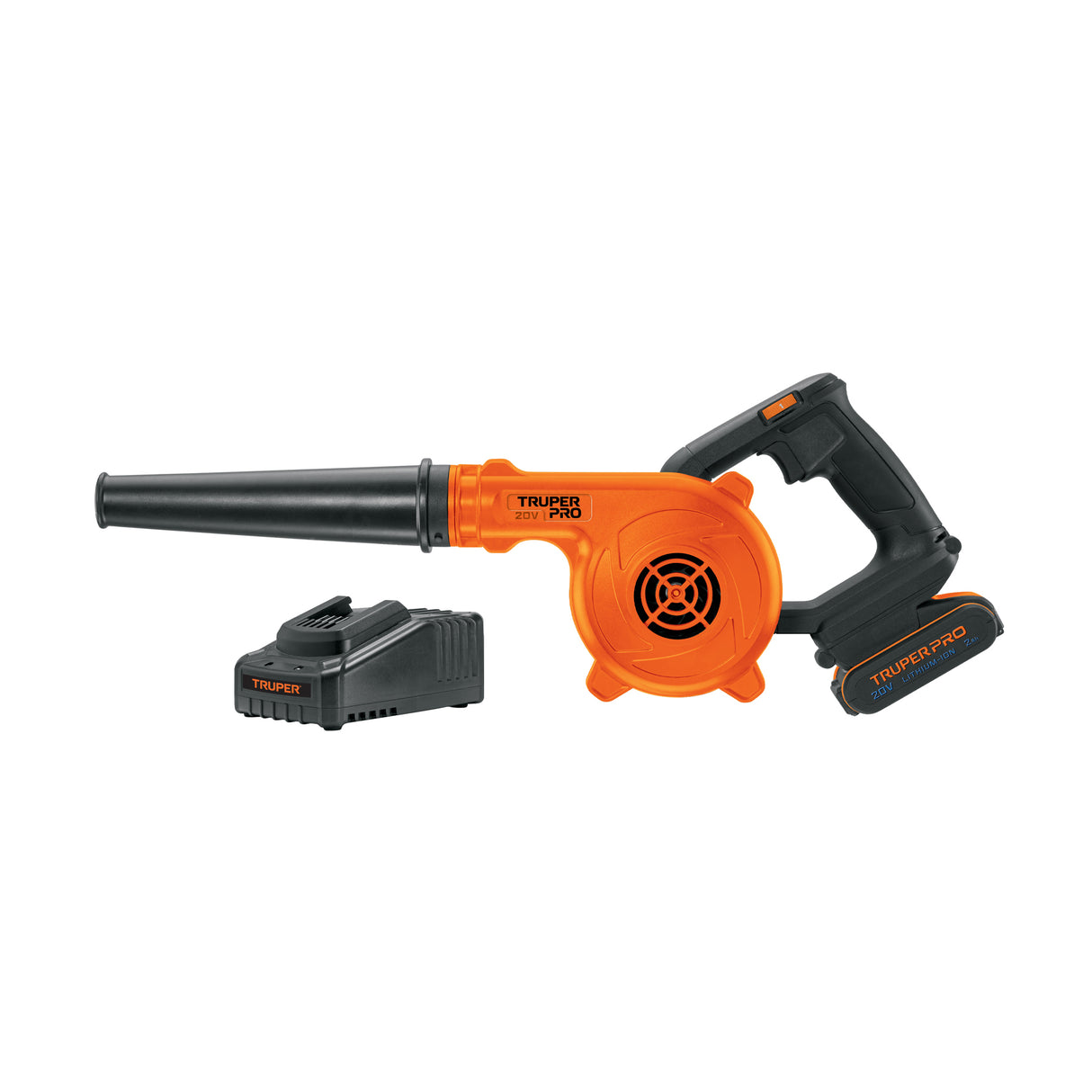 Sopladora para Taller, 20 V, 1 Batería 2 Ah, Truper Pro