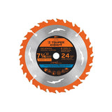 Disco Sierra 7-1/4' para Madera, 24 Dientes Centro 5/8', Expert