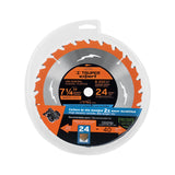 Disco Sierra 7-1/4' para Madera, 24 Dientes Centro 5/8', Expert
