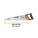 Serrucho Rapid 20', 7 Dpp, Mango Comfort Grip, Truper