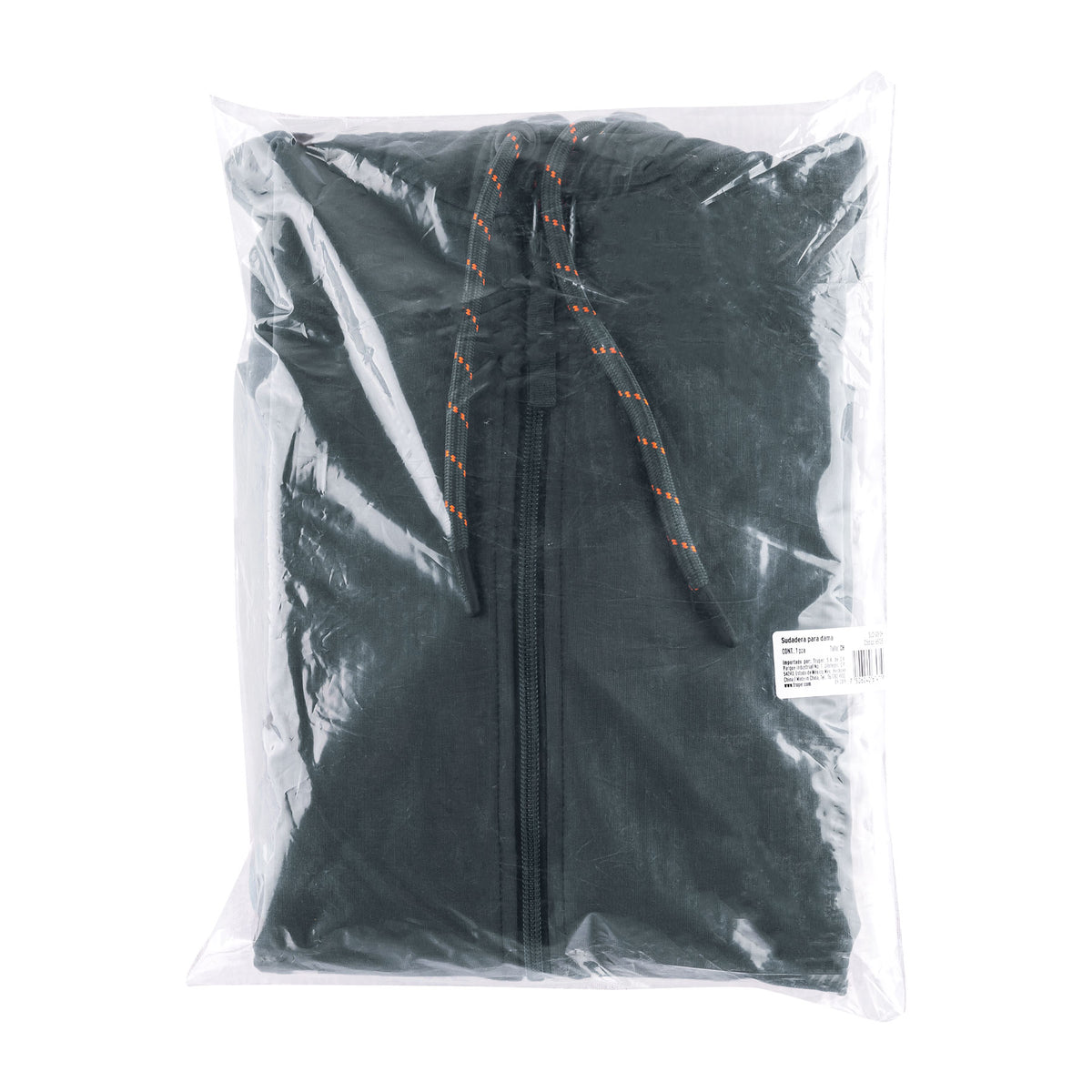 Sudadera Gris para Dama, Talla Ch, Truper