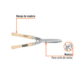 Tijera para Poda 53 cm, Ligera, Mangos de Madera, Truper