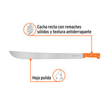 Machete Estándar 26' Cacha Naranja Remachada, Truper