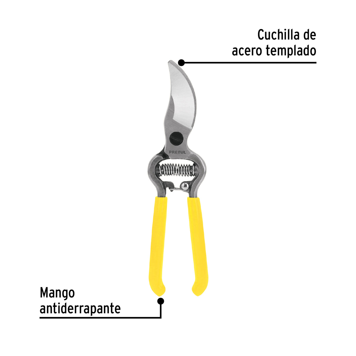 Tijera para Poda 8' Forjada Cuchilla de Paso, Pretul