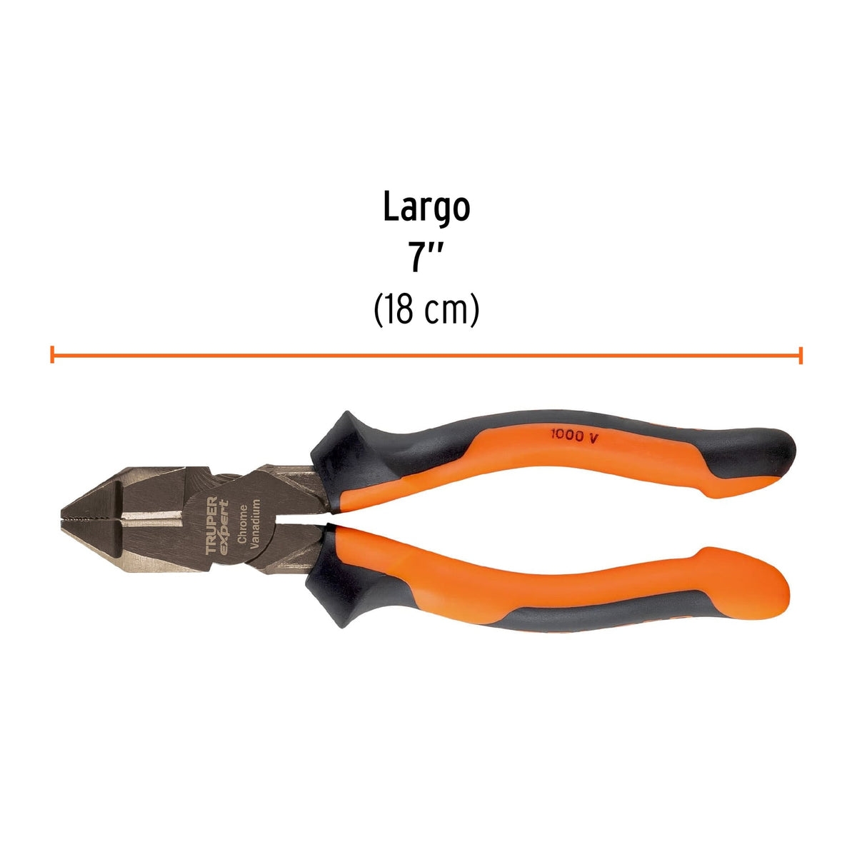 Pinza Electricista 7' Uso Rudo, Alta Palanca, Comfort Grip