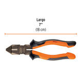 Pinza Electricista 7' Uso Rudo, Alta Palanca, Comfort Grip