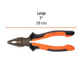 Pinza para Electricista 7' Alta Palanca, Comfort Grip, Expert