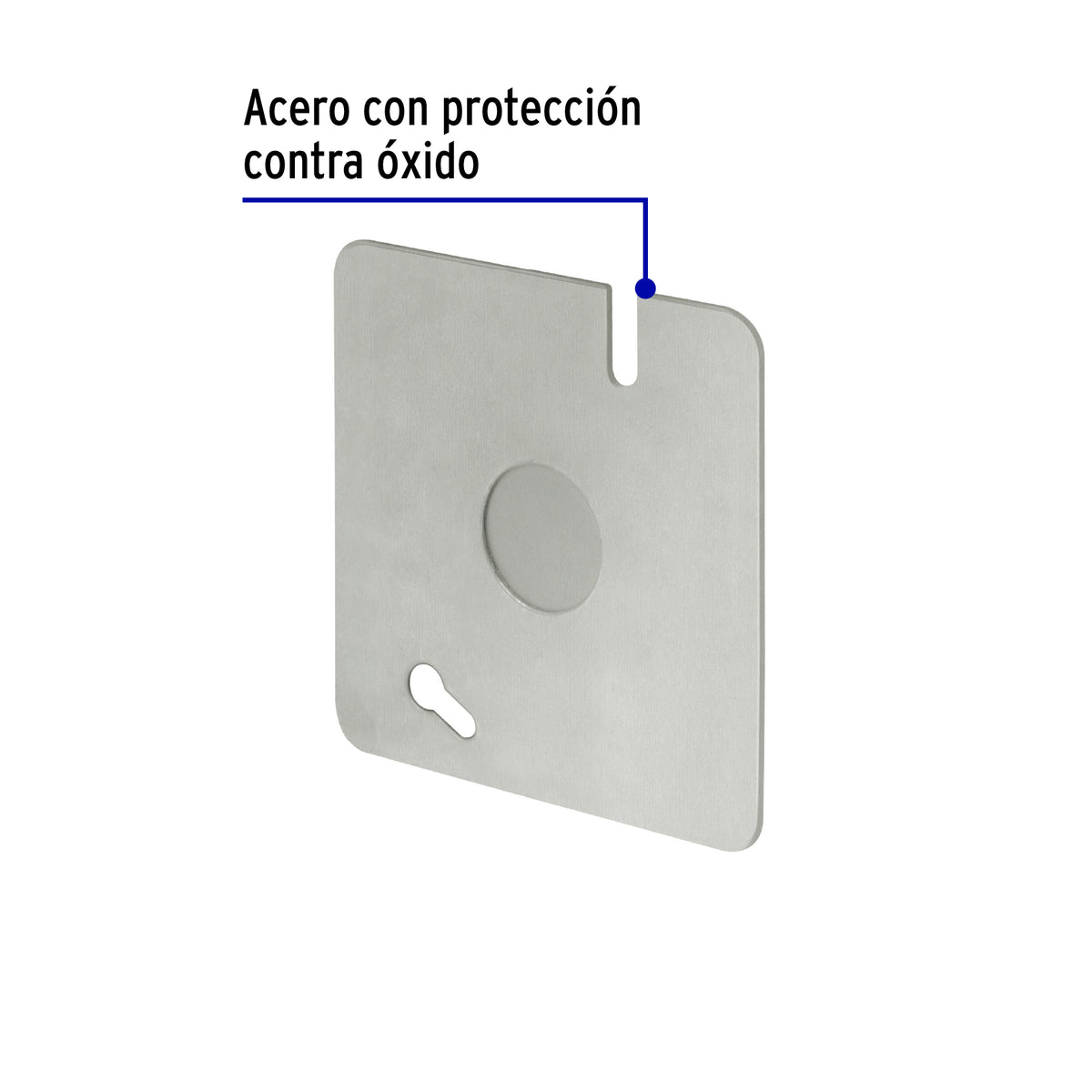 Tapa de 3' X 3' para Caja Cuadrada Económica, Volteck