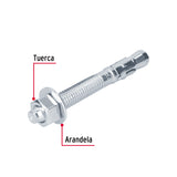 Bolsa con 4 Taquetes Arpón 1/2' X 4-1/4', Fiero