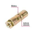 Caja con 100 Taquetes Expansivos de 1/4' sin Tornillo, Fiero
