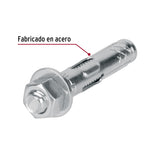 Caja con 100 Taquetes Expansivos de 5/16' con Tornillo Fiero