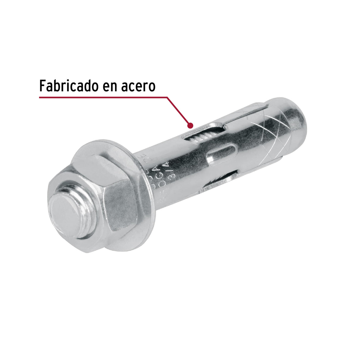Caja con 25 Taquetes Expansivos de 5/8' con Tornillo, Fiero