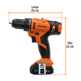 Taladro 3/8', 12 V, 1 Batería 2 Ah, Pro