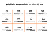 Taladro de Piso 13', 3/4 HP (560 W), Broquero 5/8', Truper