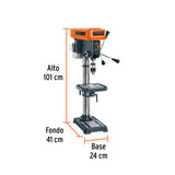 Taladro de Piso 13', 3/4 HP (560 W), Broquero 5/8', Truper