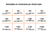 Taladro de Piso 15', 1 HP (750 W), Broquero 5/8', Truper
