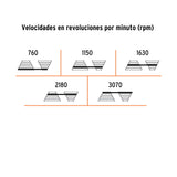 Taladro de Piso 8', 1/3 HP (250 W), Broquero 1/2', Truper